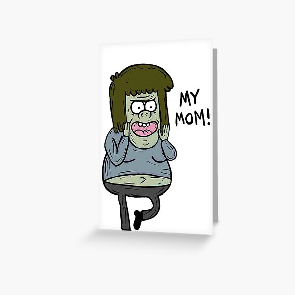 Item preview, Muscle Man "My Mom!" - Regular Show designed and sold by RoserinArt.