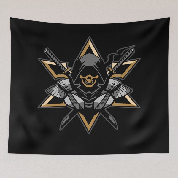 Item preview, Ninja with skull mask designed and sold by leen12 Art Designs Prints.