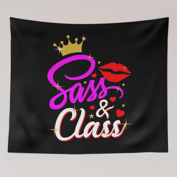 Item preview, Sass & Class Sassy Quote T-Shirt T-Shirt designed and sold by StarenguCrew.