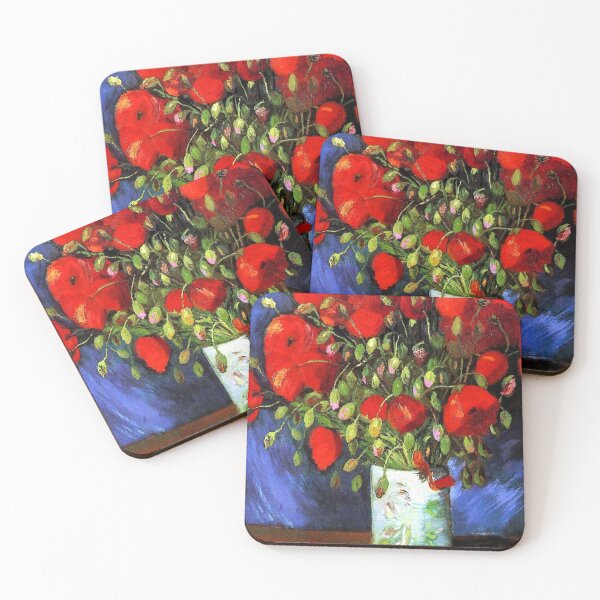 Item preview, Vase With Red Poppies Vincent Van Gogh designed and sold by SreetArt.