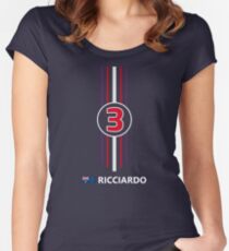 F1 2014 - #3 Ricciardo Women's Fitted Scoop T-Shirt