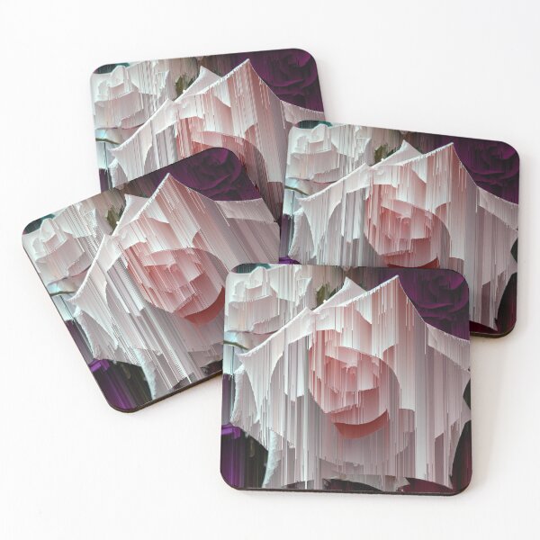 Item preview, Glitched Pink Rose designed and sold by JillyBeanDesign.