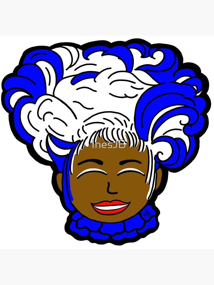 celia cruz blue wig