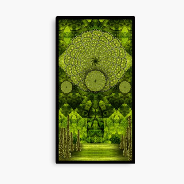 Planet Vortex Queen Canvas Print