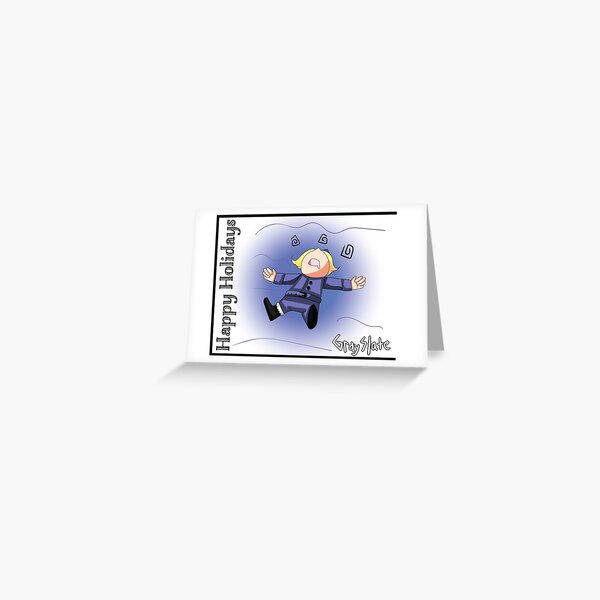 Dazed Elf Christmas Card Greeting Card