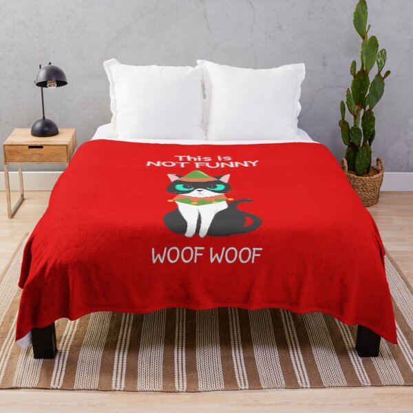 Item preview, This is Not Funny Woof Woof AKA Funny Cat designed and sold by creativeliberty.