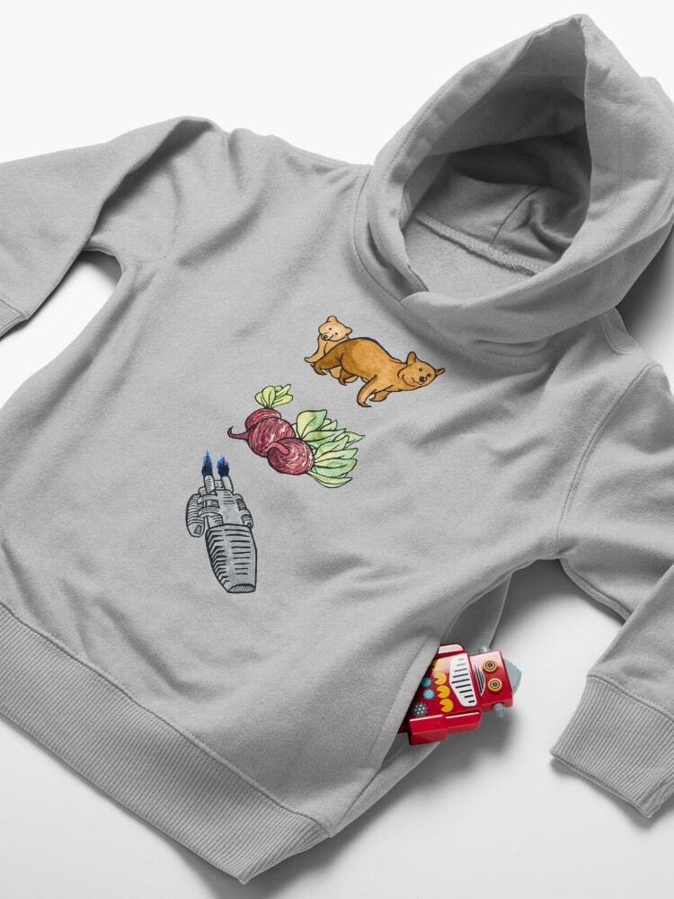 Alternate view of Bears, Beets, Battlestar Galactica - The Office Toddler Pullover Hoodie
