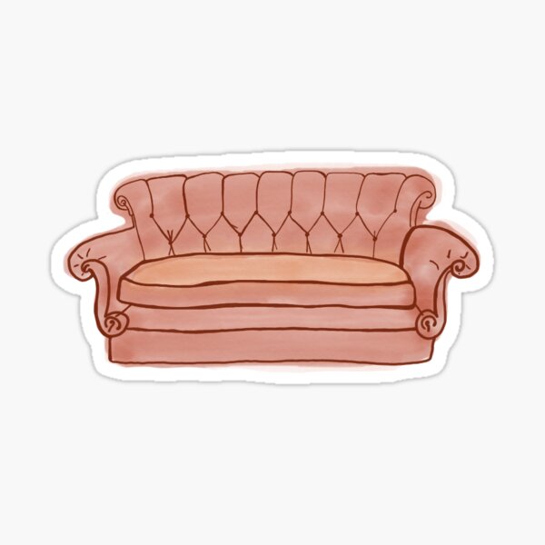 The One Where We're at Central Perk Sticker