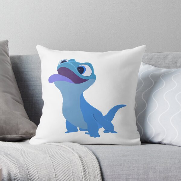 bruni the salamander Throw Pillow