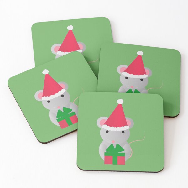 Item preview, Cute Christmas Mouse designed and sold by Hedgie Designs.