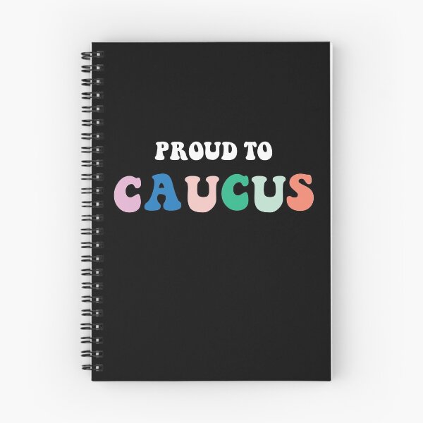 Item preview, Proud to Caucus Colorful Pastel Retro designed and sold by Good-Politics.