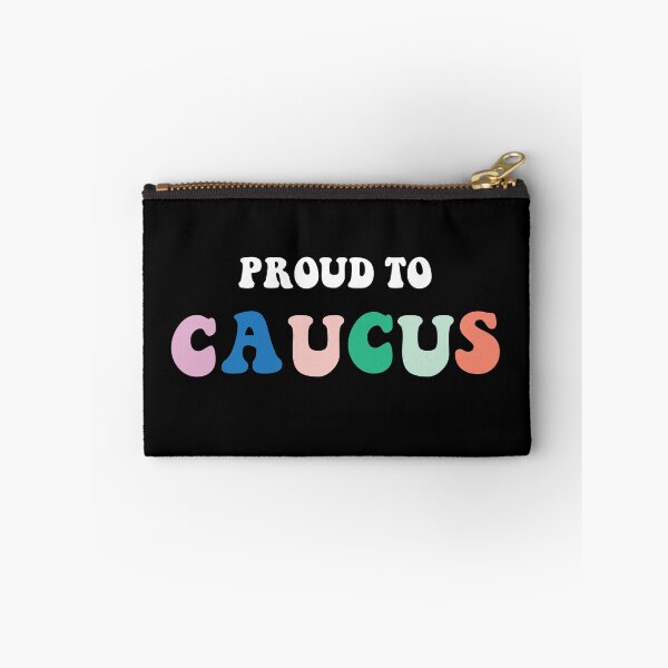Item preview, Proud to Caucus Colorful Pastel Retro designed and sold by Good-Politics.