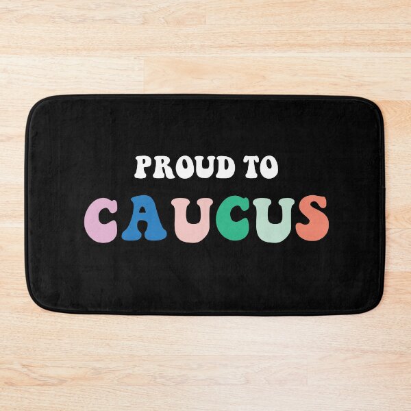 Item preview, Proud to Caucus Colorful Pastel Retro designed and sold by Good-Politics.