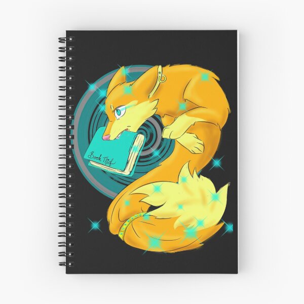 Item preview, Spirit Fox Stealing a Blue Book designed and sold by Zovanah.