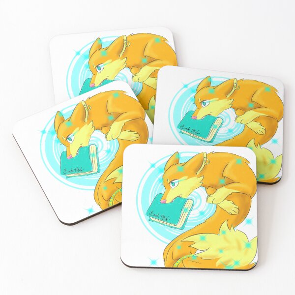 Item preview, Spirit Fox Stealing a Blue Book designed and sold by Zovanah.
