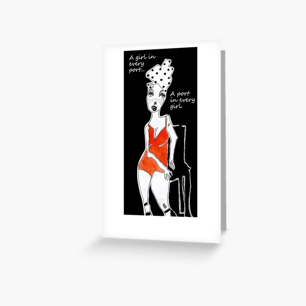 Ladies Night Greeting Card