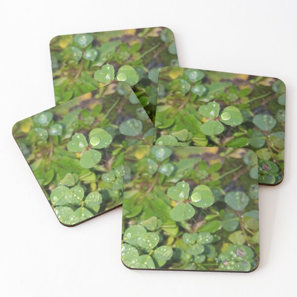 Item preview, Green Clovers and Rain designed and sold by LemonsandInk.