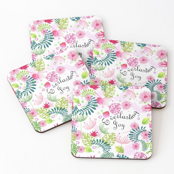 Item preview, Everlasting joy floral pattern designed and sold by SweetCoolVibes.