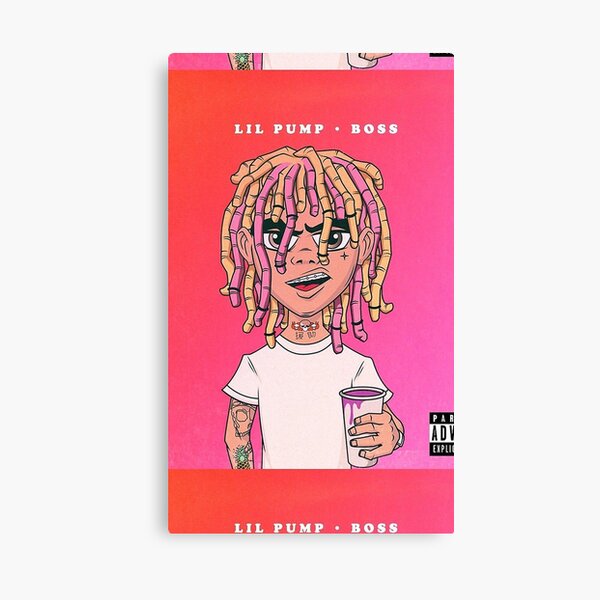 Lil Pump Canvas Prints Redbubble - roblox song code for boss by lil pump