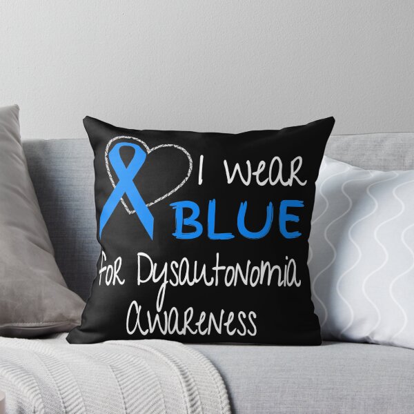 Item preview, I Wear Blue For Dysautonomia Awareness Ribbon product designed and sold by nikkidawn74.
