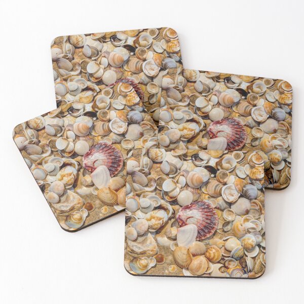 Item preview, Sea shells on the beach designed and sold by shaynetwright.
