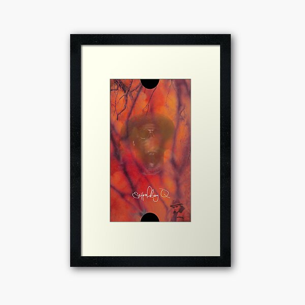 blank face schoolboy q iphone wallpaper edit framed art print by georgiaki redbubble redbubble