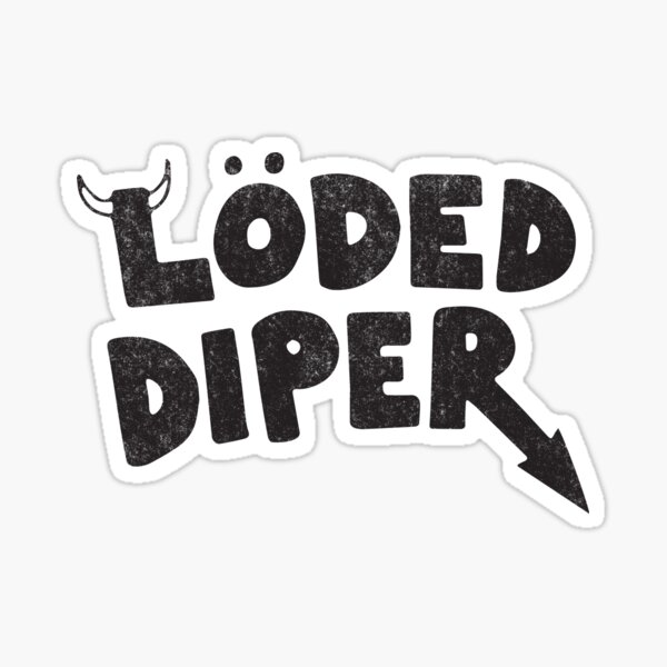 Loded Diaper Sticker