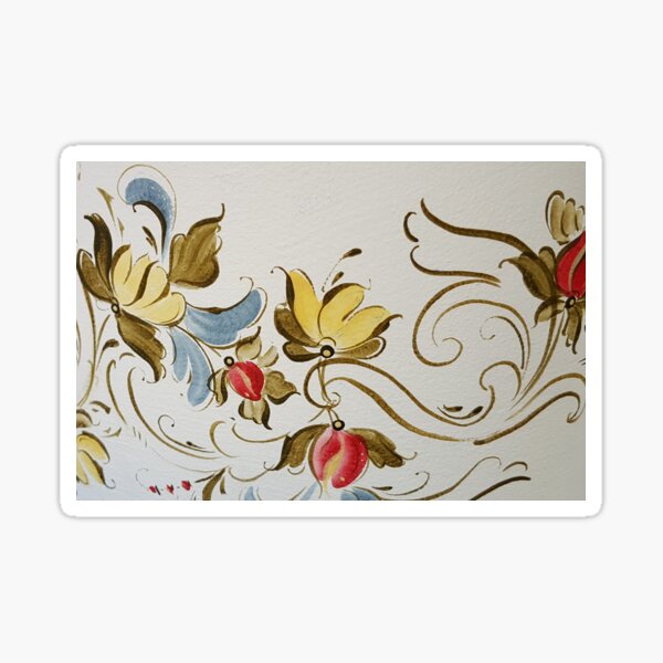 Rosemaling - Western Norway Sticker
