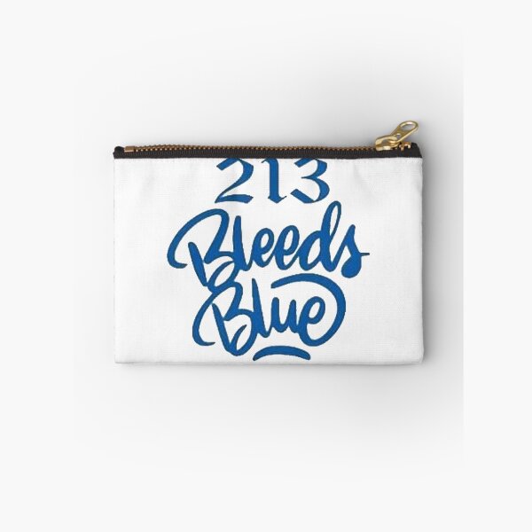 Item preview, Los Angeles Baseball - 213 Bleeds Blue designed and sold by AmericanTeeCo.