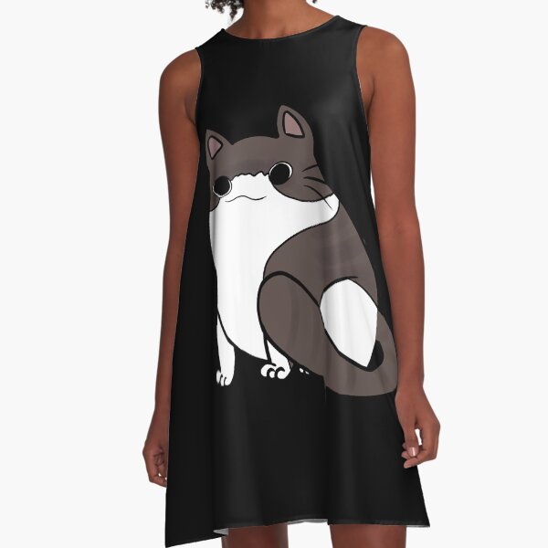 incredibly large cat A-Line Dress
