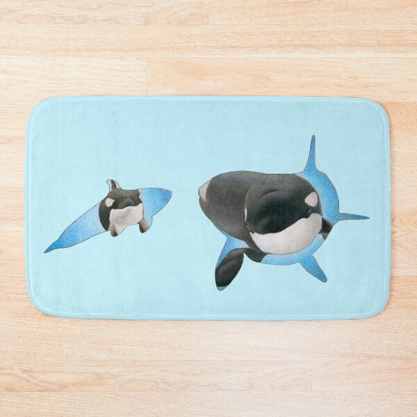 Item preview, Kyara and Takara the Killer Whale Silhouette designed and sold by ArtyOrca.