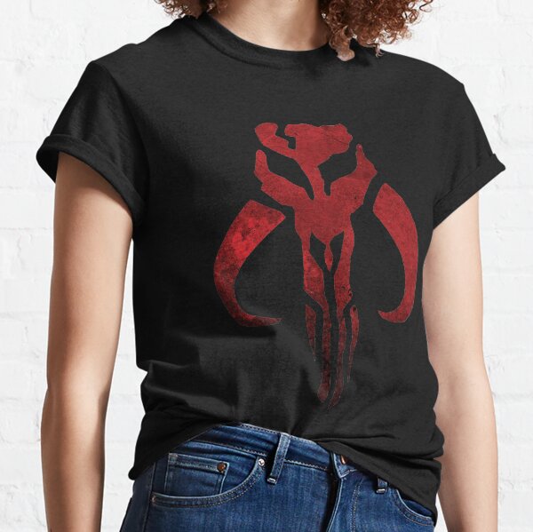 Grunge Distressed Mandalorian Logo Classic T-Shirt