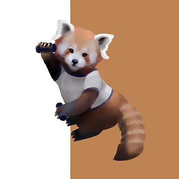 Artwork thumbnail, Red panda by Elenanaylor