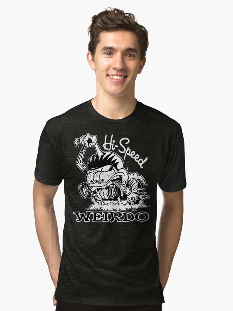 in walks weirdo t shirt