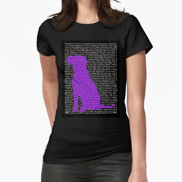 "The Year Of The Dog" Clothing Fitted T-Shirt