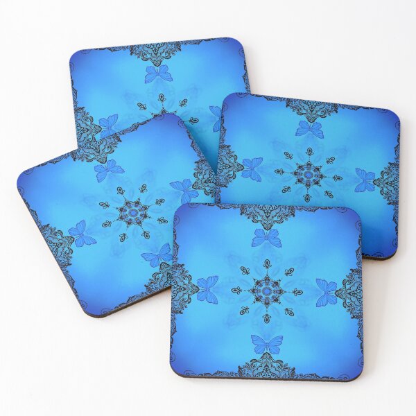 Aperçu de l'œuvre Dentelle papillon bleu créée et vendue par AmandaGoulart.