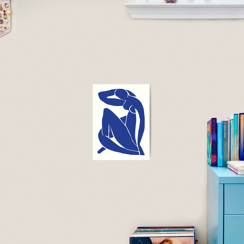 Henri Matisse - Nu Bleu II (Blue Nude) - The Cut Outs Art Print