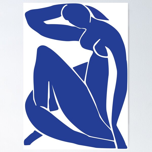 Item preview, Henri Matisse - Nu Bleu II (Blue Nude) - The Cut Outs designed and sold by artswag.