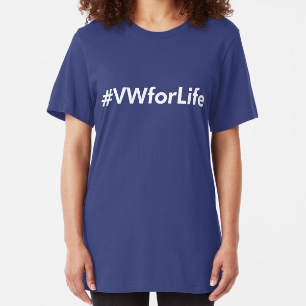 #VWforLife (White) Slim Fit T-Shirt