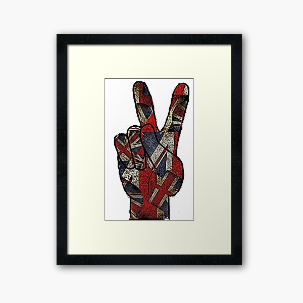 Brexit victory 1 Framed Art Print