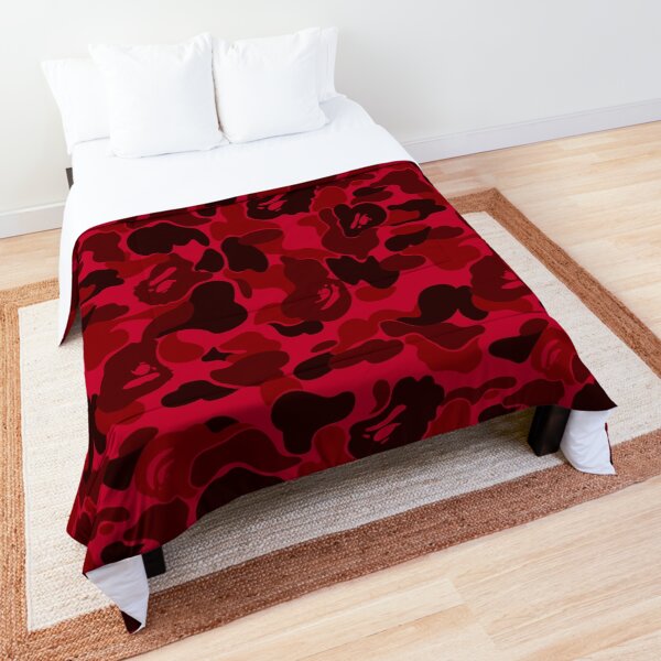 BAPE CAMO (DARK RED) Comforter