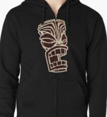 Tiki T-Shirt Zipped Hoodie