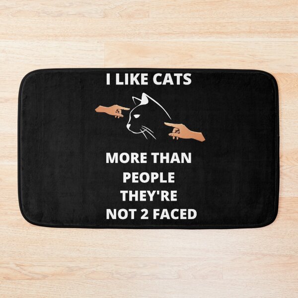 Item preview, I love cats more than people because they're not 2 faced designed and sold by jayne0524.