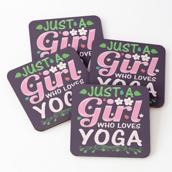 Item preview, Just A Girl Who Loves Yoga designed and sold by marosharaf.