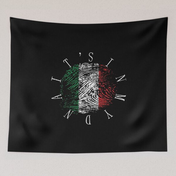 Item preview, It's In My Dna Italia Italian Flag Pride Vintage Gift designed and sold by Grabitees.
