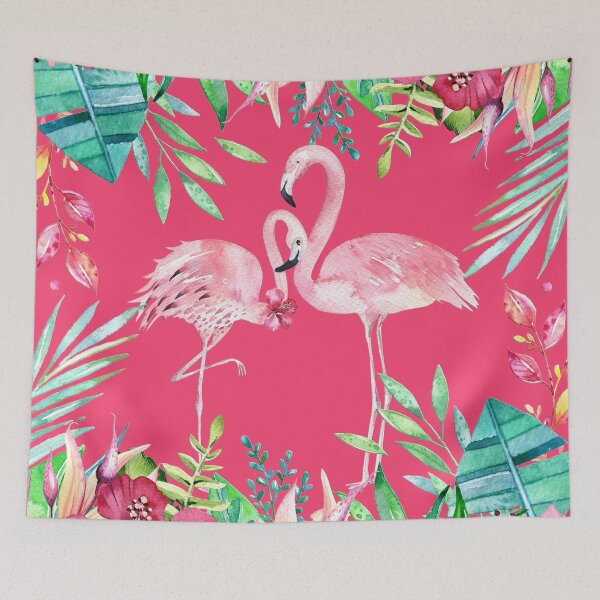 Aperçu de l'œuvre Fabulous Flamingo (Pinkalicious) Édition Hot Pink créée et vendue par Amanda-Lakey.