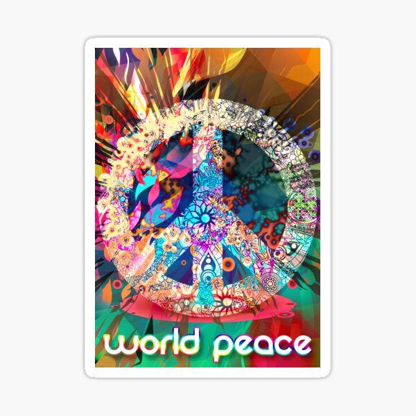 Galactic Federation of Light - WORLD PEACE Sticker