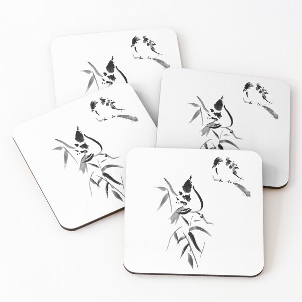 Aperçu de l'œuvre Petits oiseaux Sumi-e Nr 42 créée et vendue par Heatherian.