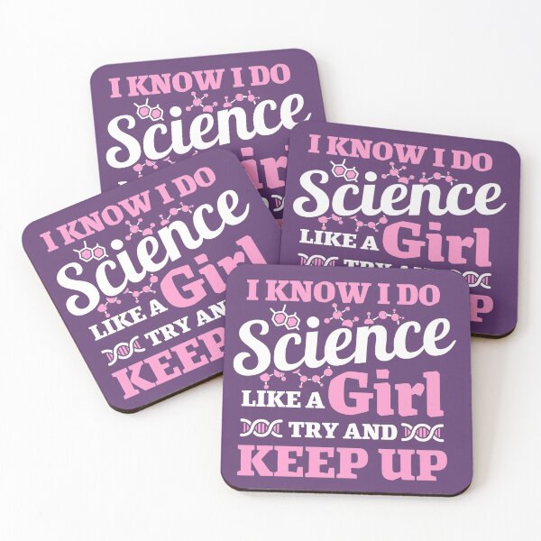 Item preview, I know I do science like a girl try and keep up designed and sold by marosharaf.