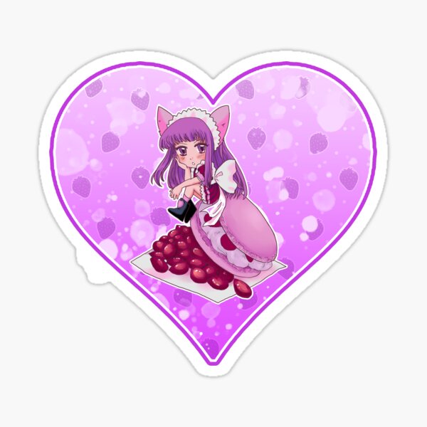 Mew Mew Zakuro on a Macaroon Sticker